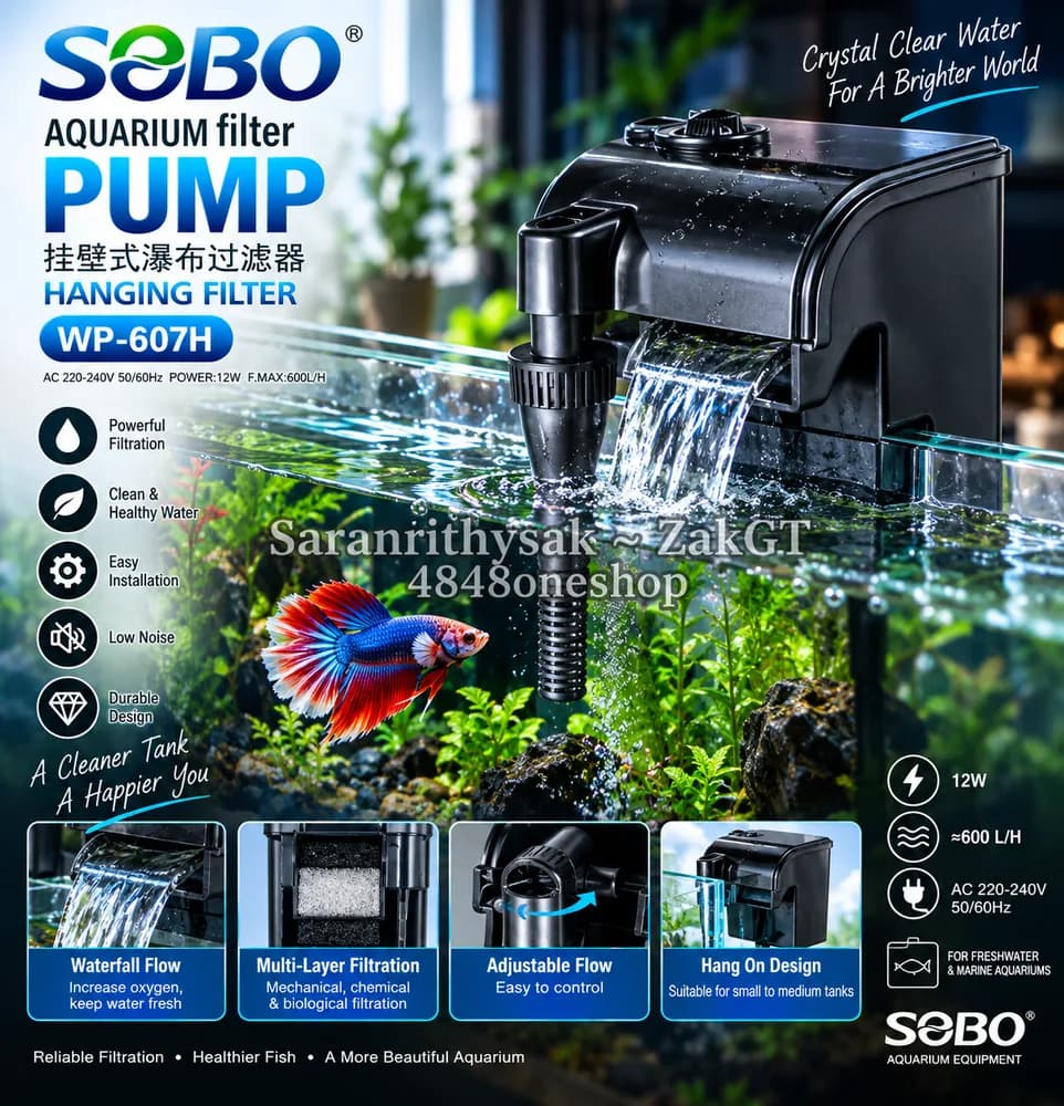 SOBO Hanging Filter WP-607H